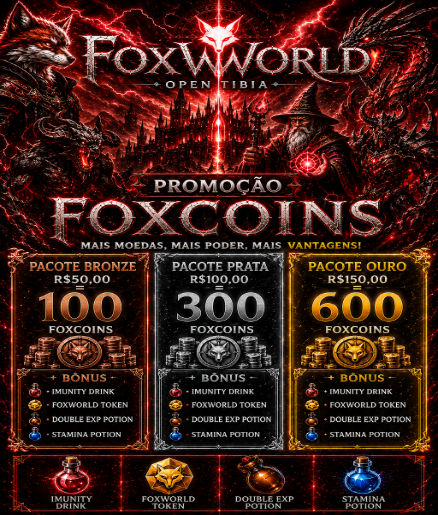 Promoção Foxcoins